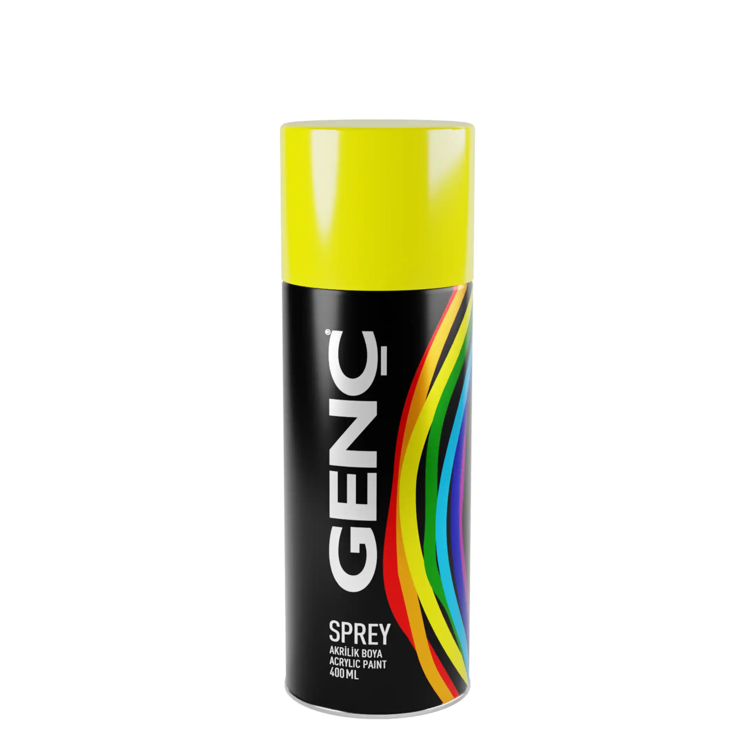 Genç Floresan Sprey Boya 0516 Floresan Sarı 400 ml - 4