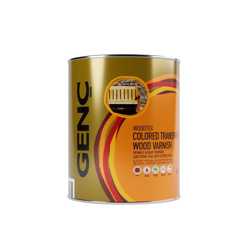 Genç Renkli Ahşap Vernik 6916 Yeşil 0.75 l - 1