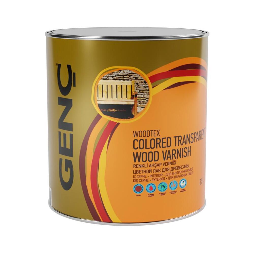 Genç Renkli Ahşap Vernik 8621 Açık Meşe 2.5 l - 2