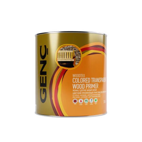 Genç Renkli Şeffaf Ahşap Astar 2910 Tütün 2.5 l - 1
