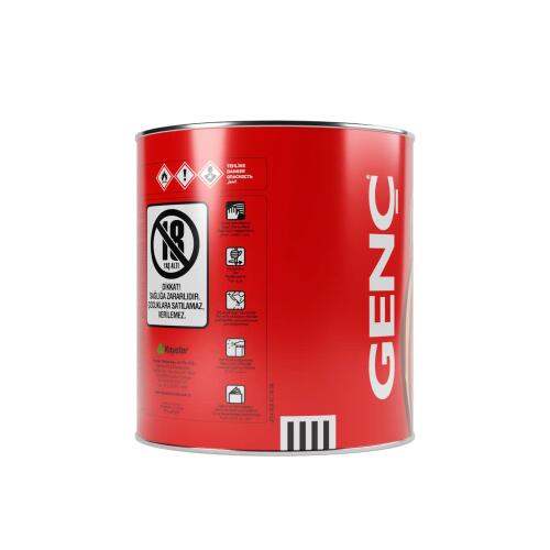 Genç Selülozik Ahşap Boya Mat Renkler 9103 Siyah 2.5 l - 4