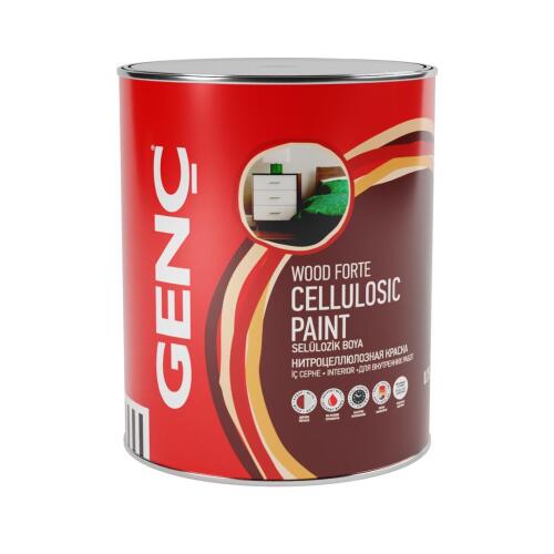 Genç Selülozik Ahşap Metalik Boya 1810 Metalik Altın 0.75 l - GENÇ