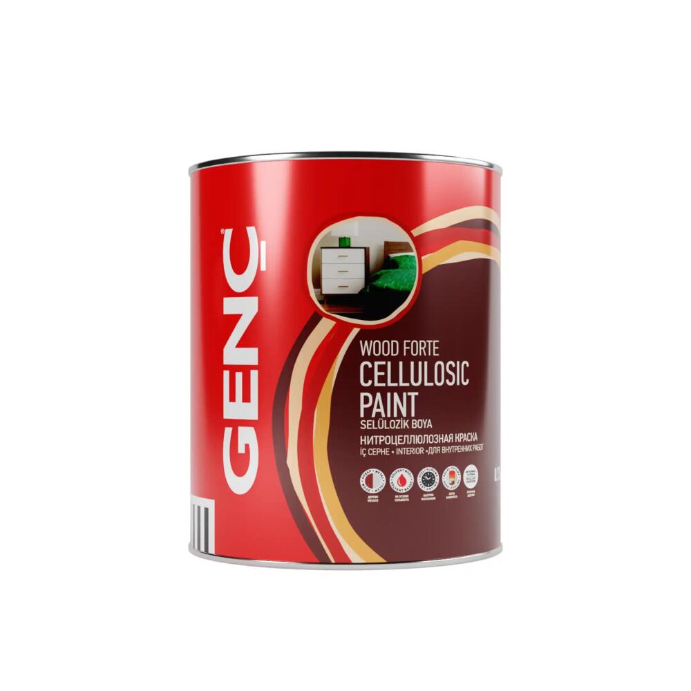 Genç Selülozik Ahşap Metalik Boya 1810 Metalik Altın 0.75 l - 1
