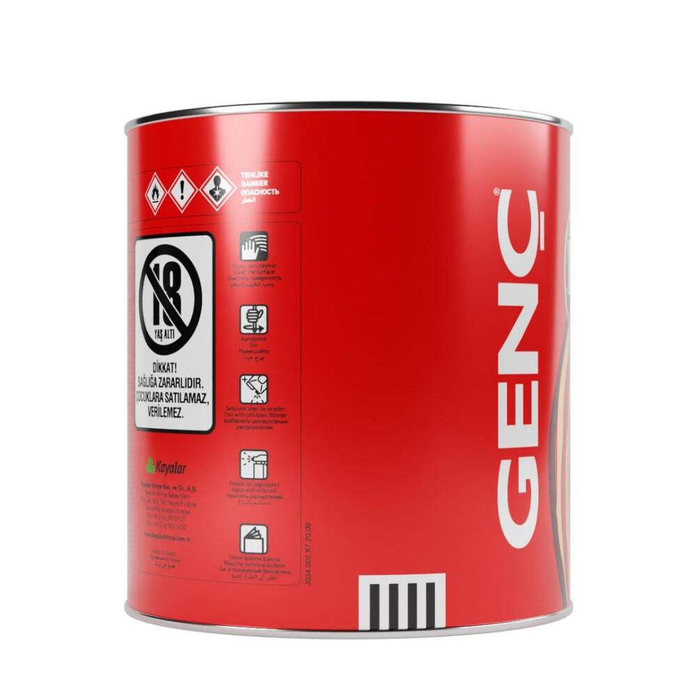 Genç Selülozik Parlak Ahşap Boyası 8505 Açık Kahve 2.5 l - 4