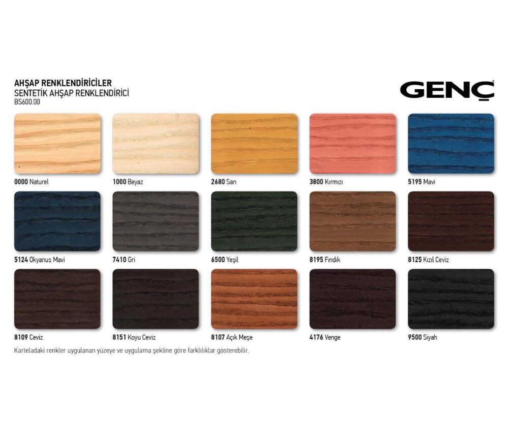 Genç Sentetik Ahşap Boya ve Renklendirici 1000 Beyaz 2.5 l - 5