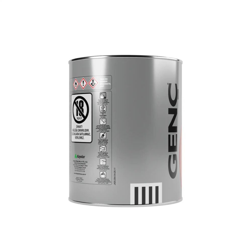 Genç Sentetik Ahşap Metal Boyası Beyaz 0.75 l - 4