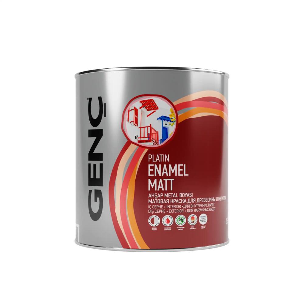 Genç Sentetik Ahşap Metal Boyası Beyaz 2.5 l - 2