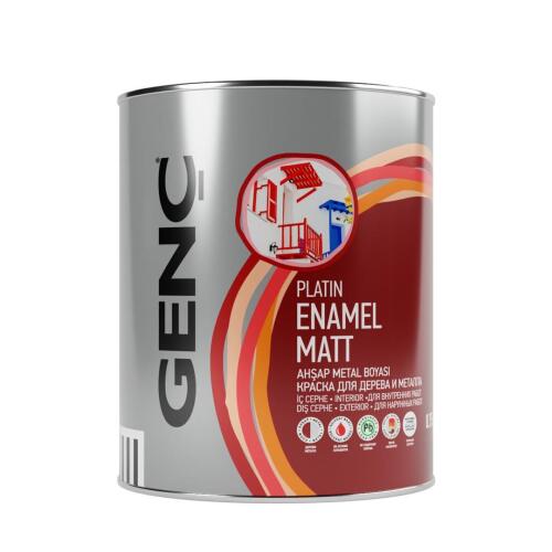 Genç Sentetik Ahşap Metal Boyası Siyah 0.75 l - GENÇ