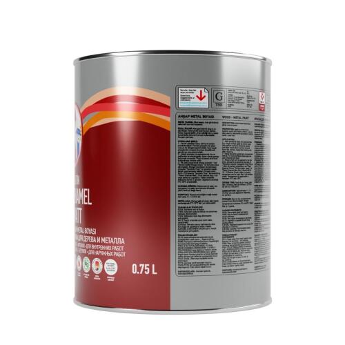 Genç Sentetik Ahşap Metal Boyası Siyah 0.75 l - 3