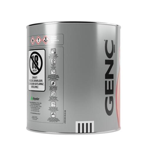 Genç Sentetik Ahşap Metal Boyası Siyah 2.5 l - 3