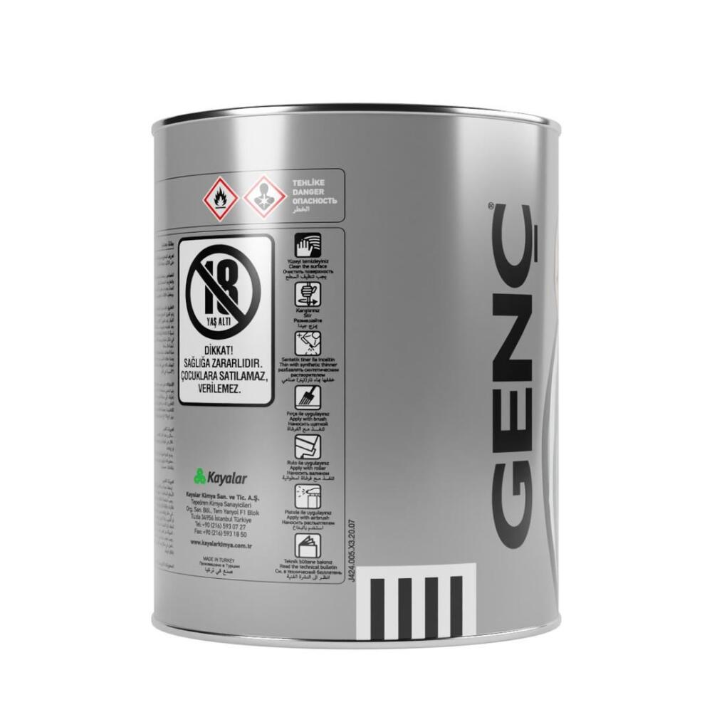 Genç Sentetik Antipas Boya 3105 Kırmızı 0.75 l - 1