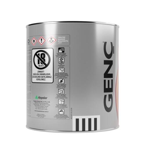 Genç Sentetik Parlak Ahşap Metal Boyası 1301 Krem 2.5 l - 4