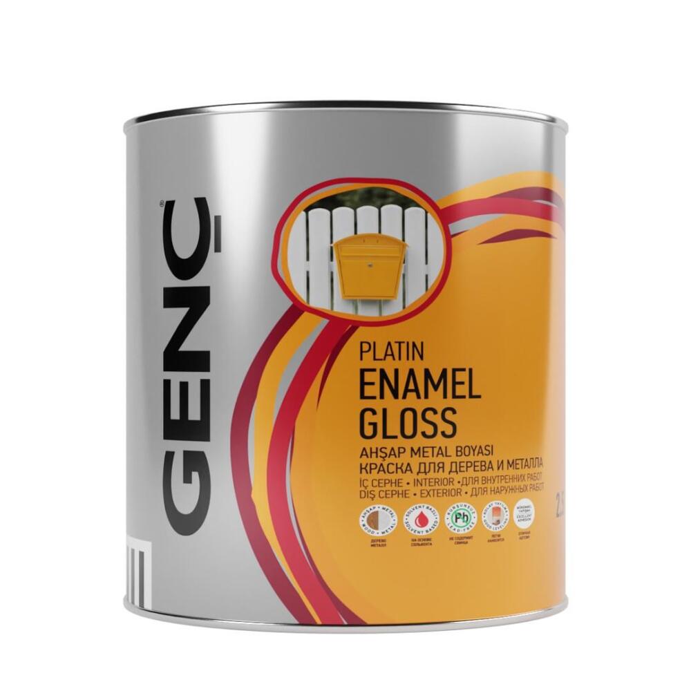 Genç Sentetik Parlak Ahşap Metal Boyası 6125 Yeşil 2.5 l - 1
