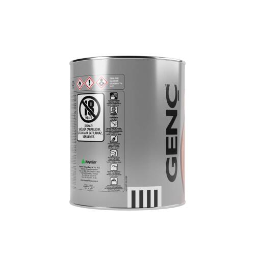 Genç Sentetik Parlak Ahşap Metal Boyası 7400 Gümüş 0.75 l - 4