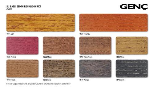 Genç Su Bazlı Ahşap Renklendirici 1069 Turuncu 1 l - 5