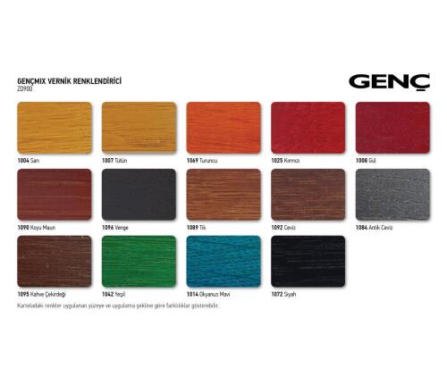 Genç Vernik Renklendirici 1042 Yeşil 1 l - 5