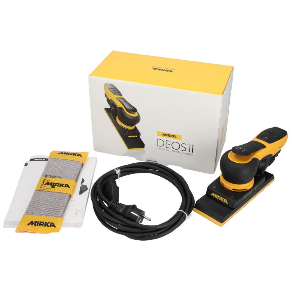 Mirka Elektrikli Titreşimli Zımpara Makinesi DEOS II 383 EU 70 mm x 198 mm, orbit 3.0 mm - 8