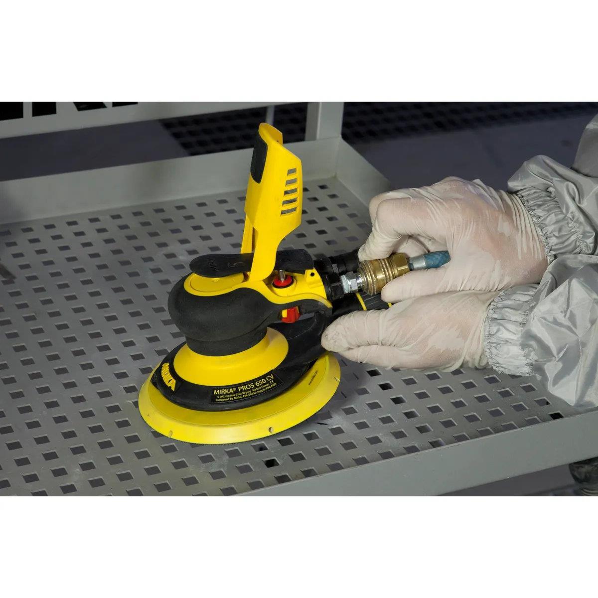 Mirka Havalı Zımpara (Hortum + Toz Torbası) PROS 650DB Ø 150 mm