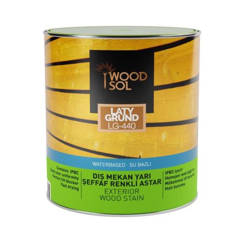 Woodsol Latygrund Dış Mekan Yarı Şeffaf Renkli Ahşap Astar 0000 Clear 2.5 l - 2