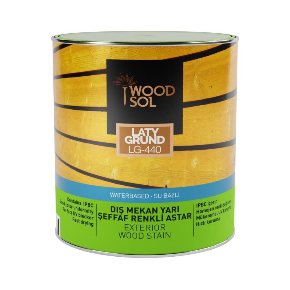 Woodsol Latygrund Dış Mekan Yarı Şeffaf Renkli Ahşap Astar 0000 Clear 2.5 l - 2