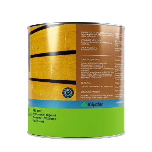 Woodsol Latygrund Dış Mekan Yarı Şeffaf Renkli Ahşap Astar 0000 Clear 2.5 l - 4
