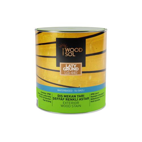 Woodsol Latygrund Dış Mekan Yarı Şeffaf Renkli Ahşap Astar 1556 Noce 2.5 l - 2