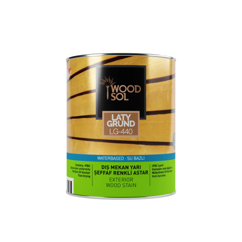 Woodsol Latygrund Dış Mekan Yarı Şeffaf Renkli Ahşap Astar 1557 Mahagony 0.75 l - 1