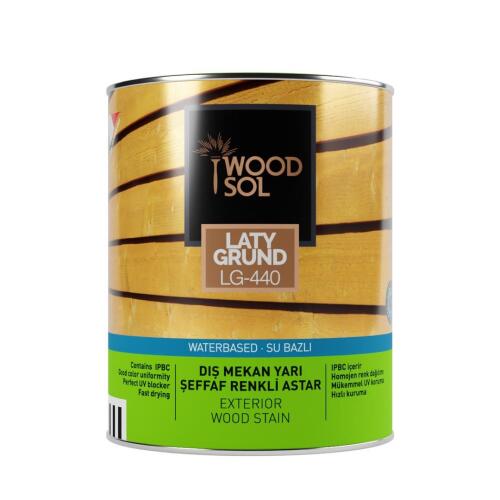 Woodsol Latygrund Dış Mekan Yarı Şeffaf Renkli Ahşap Astar 1559 Oak 0.75 l - WOODSOL