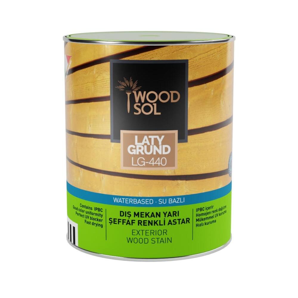 Woodsol Latygrund Dış Mekan Yarı Şeffaf Renkli Ahşap Astar 1559 Oak 0.75 l - 2
