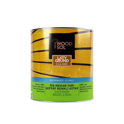 Woodsol Latygrund Dış Mekan Yarı Şeffaf Renkli Ahşap Astar 1559 Oak 2.5 l - WOODSOL