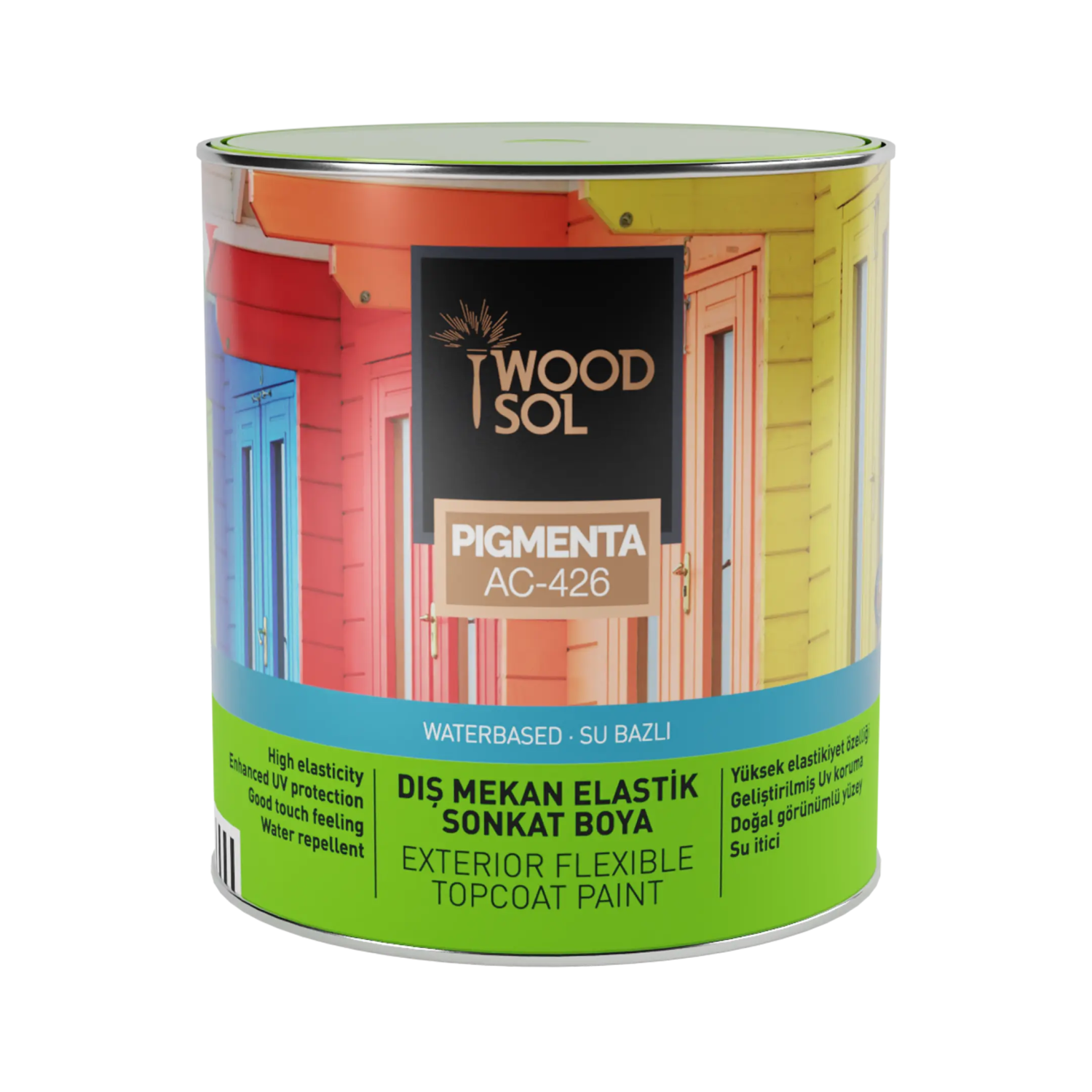 Woodsol Pigmenta Elastik Sonkat Ahşap Boya 2.5 l - 2