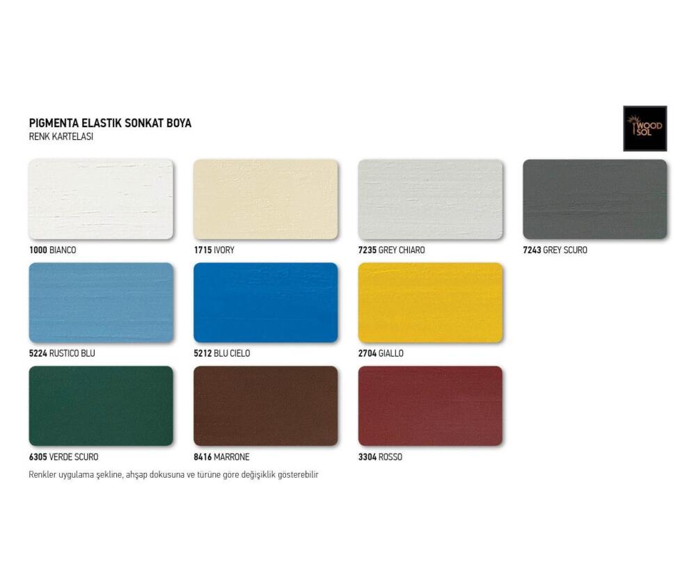 Woodsol Pigmenta Elastik Sonkat Ahşap Boyası 7243 Grey Scuro 0.75 l - 5