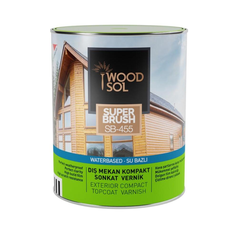Woodsol Superbrush Sonkat İpek Mat Ahşap Vernik Şeffaf 0.75 l - 2