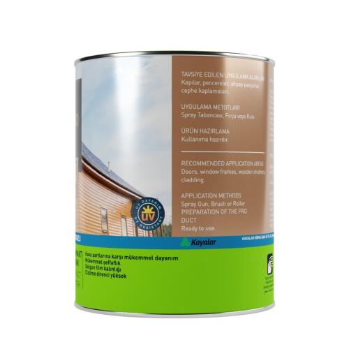 Woodsol Superbrush Sonkat İpek Mat Ahşap Vernik Şeffaf 0.75 l - 4