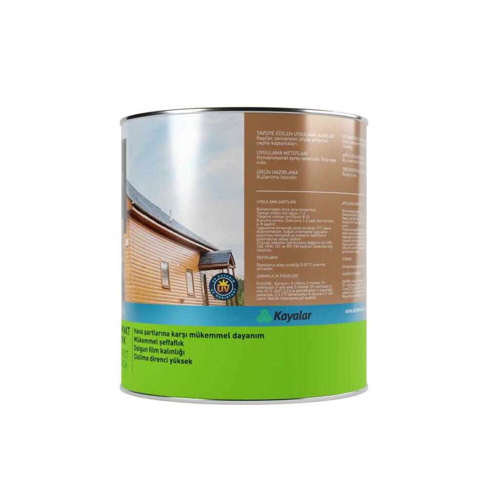 Woodsol Superbrush Sonkat İpek Mat Ahşap Vernik Şeffaf 2.5 l - 4