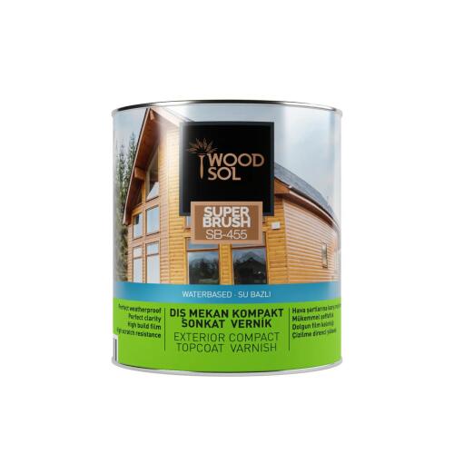 Woodsol Superbrush Sonkat İpek Mat Ahşap Vernik Şeffaf 2.5 l - WOODSOL