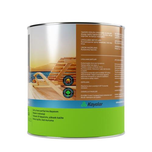 Woodsol Unideck Su Bazlı Ahşap Deck Yağı 0000 Clear 2.5 l - WOODSOL