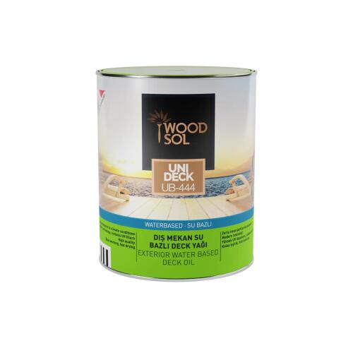 Woodsol Unideck Su Bazlı Ahşap Deck Yağı 1213 Noce 0.75 l - 2